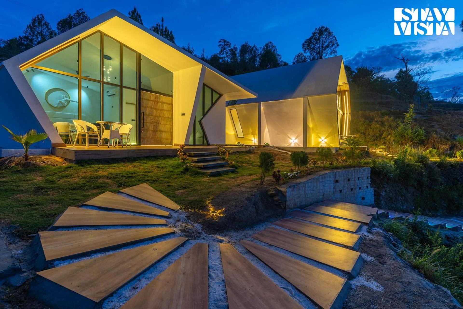 Stayvista At Luna Nova With Outdoor Pool - Ranikhet Exterior foto
