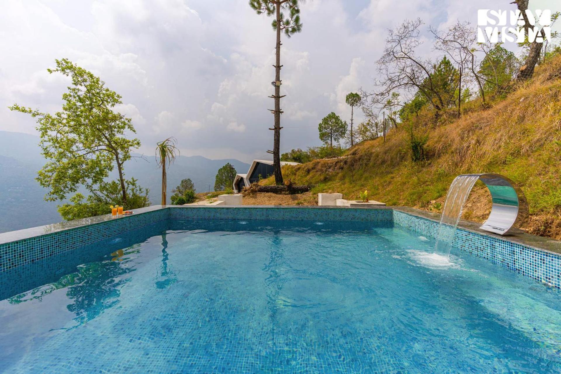 Stayvista At Luna Nova With Outdoor Pool - Ranikhet Exterior foto
