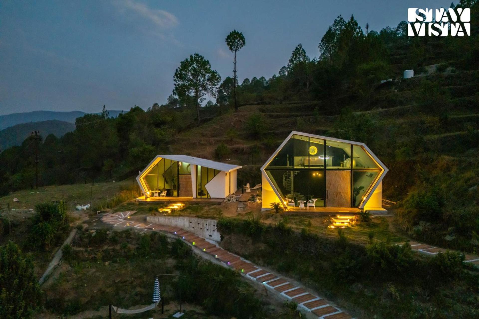 Stayvista At Luna Nova With Outdoor Pool - Ranikhet Exterior foto