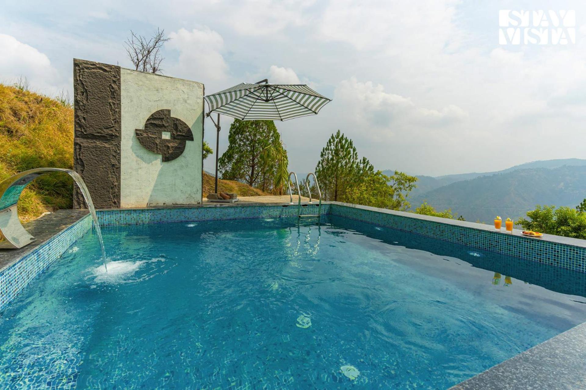 Stayvista At Luna Nova With Outdoor Pool - Ranikhet Exterior foto