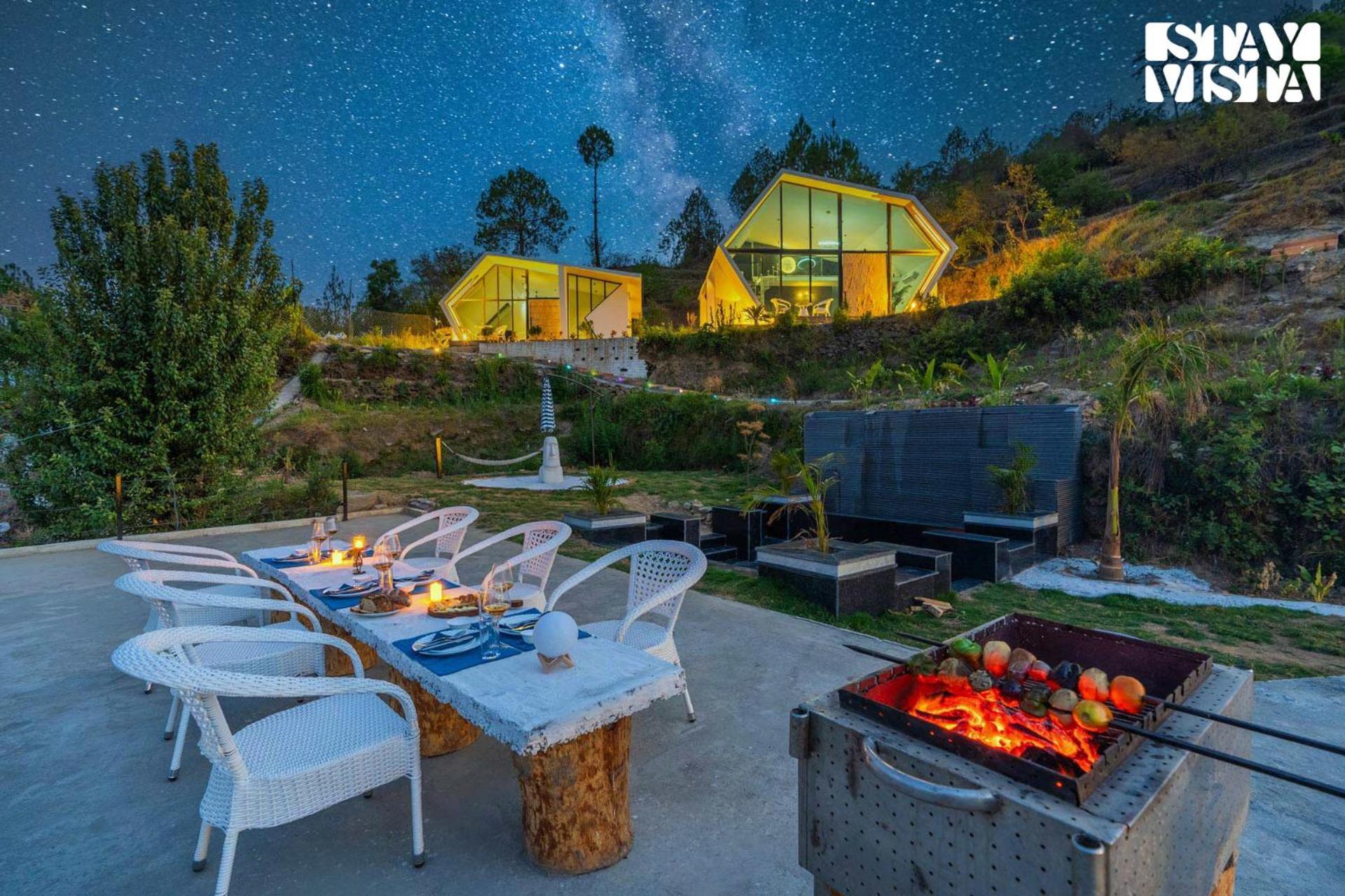 Stayvista At Luna Nova With Outdoor Pool - Ranikhet Exterior foto